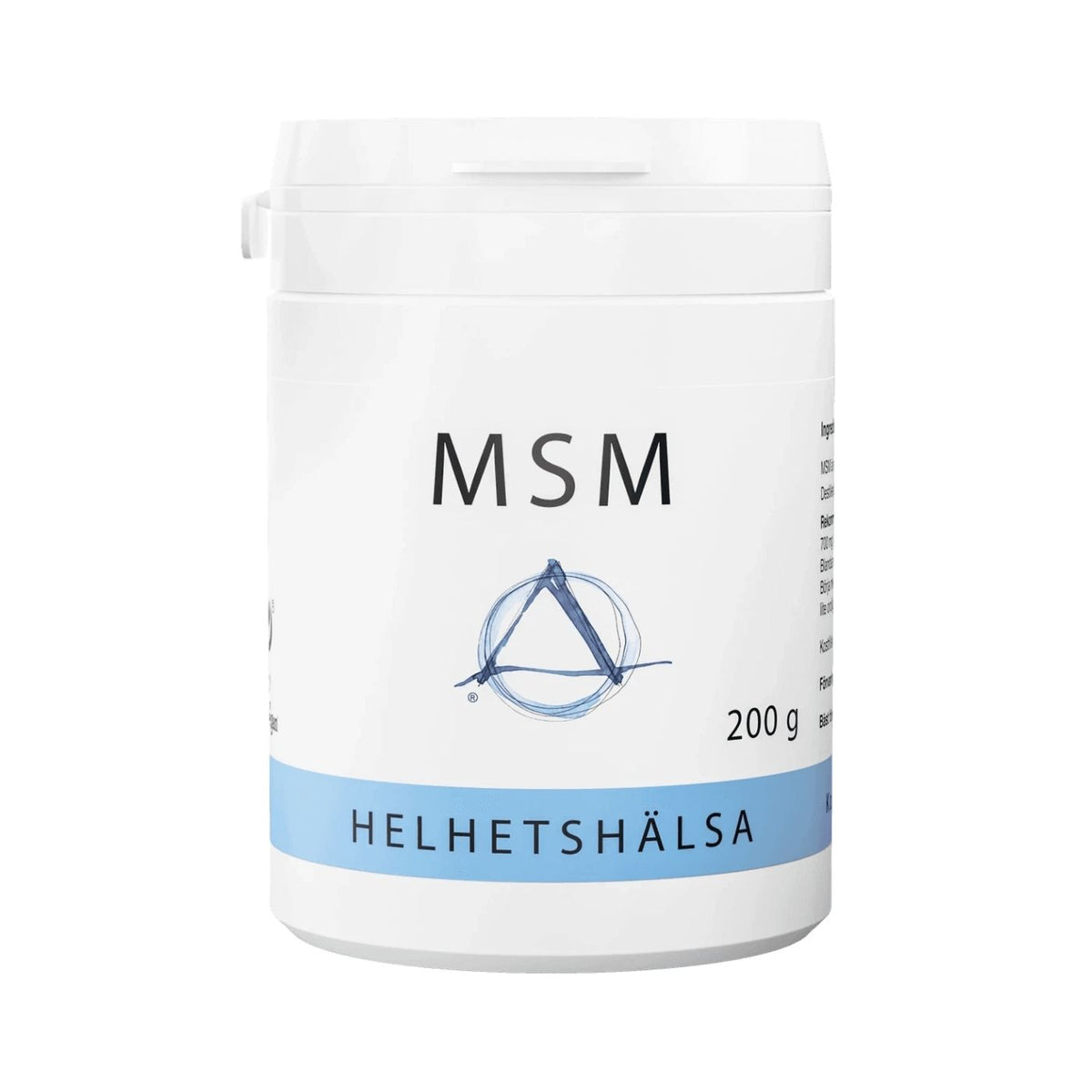 Helhetshälsa Distilled OptiMSM Powder, 200 g
