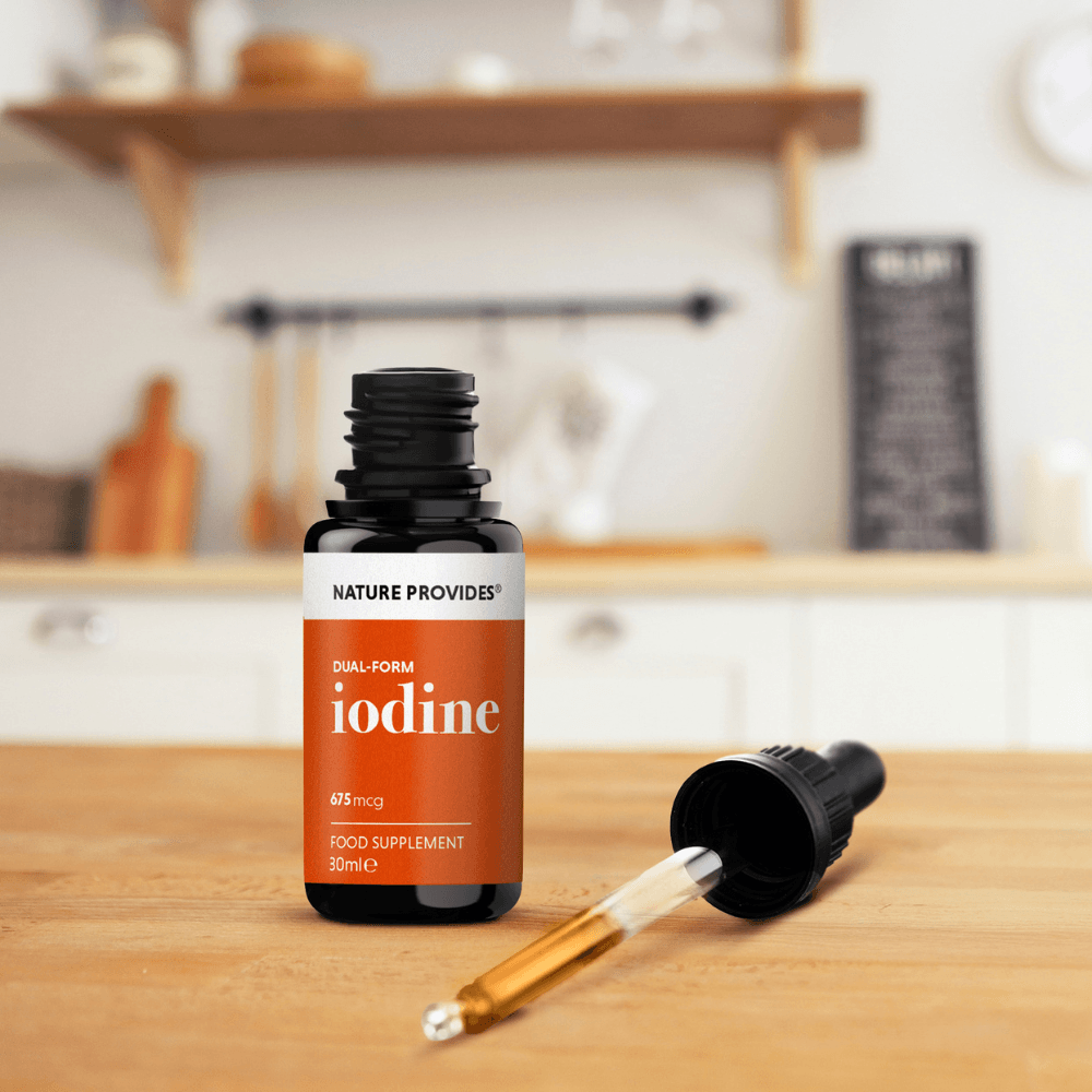 Nature Provides Dual-Form Iodine 675mcg - Kelp-Extracted Glimja Nature Provides Dual-Form Iodine 675mcg - Kelp-Extracted Glimja