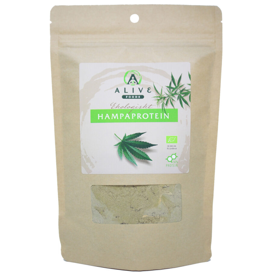 Alive Foods RAW Ekologiskt Hampaprotein - 250 g