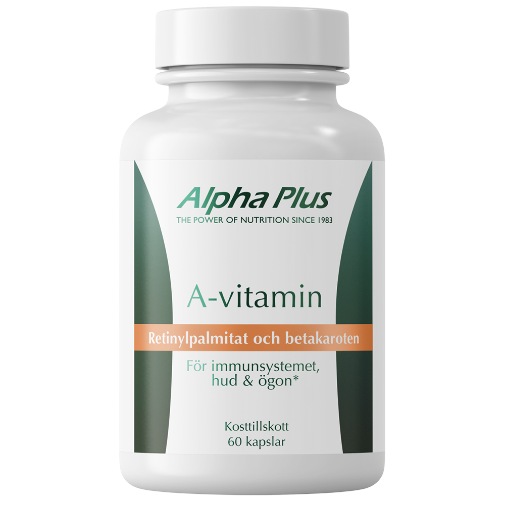 Alpha Plus Vitamin A, 60 capsules