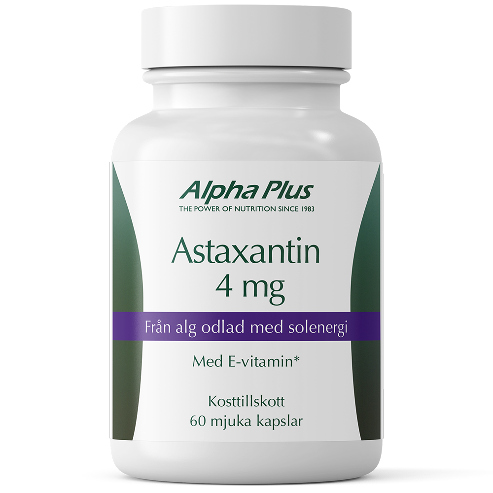 Alpha Plus Astaxanthin 4mg, 60 capsules