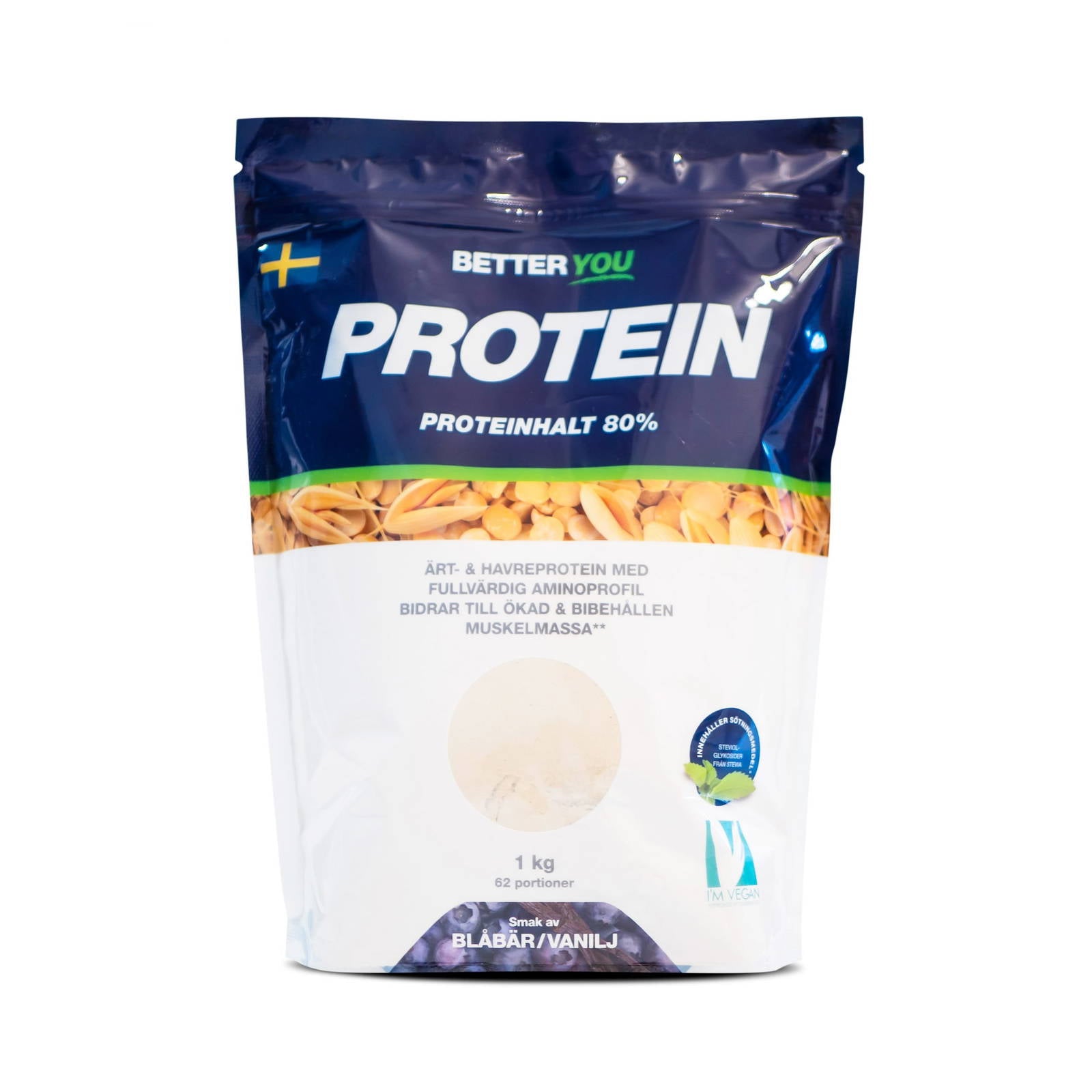 Better You Pea & Oat Protein Blueberry/Vanilla, 1 kg