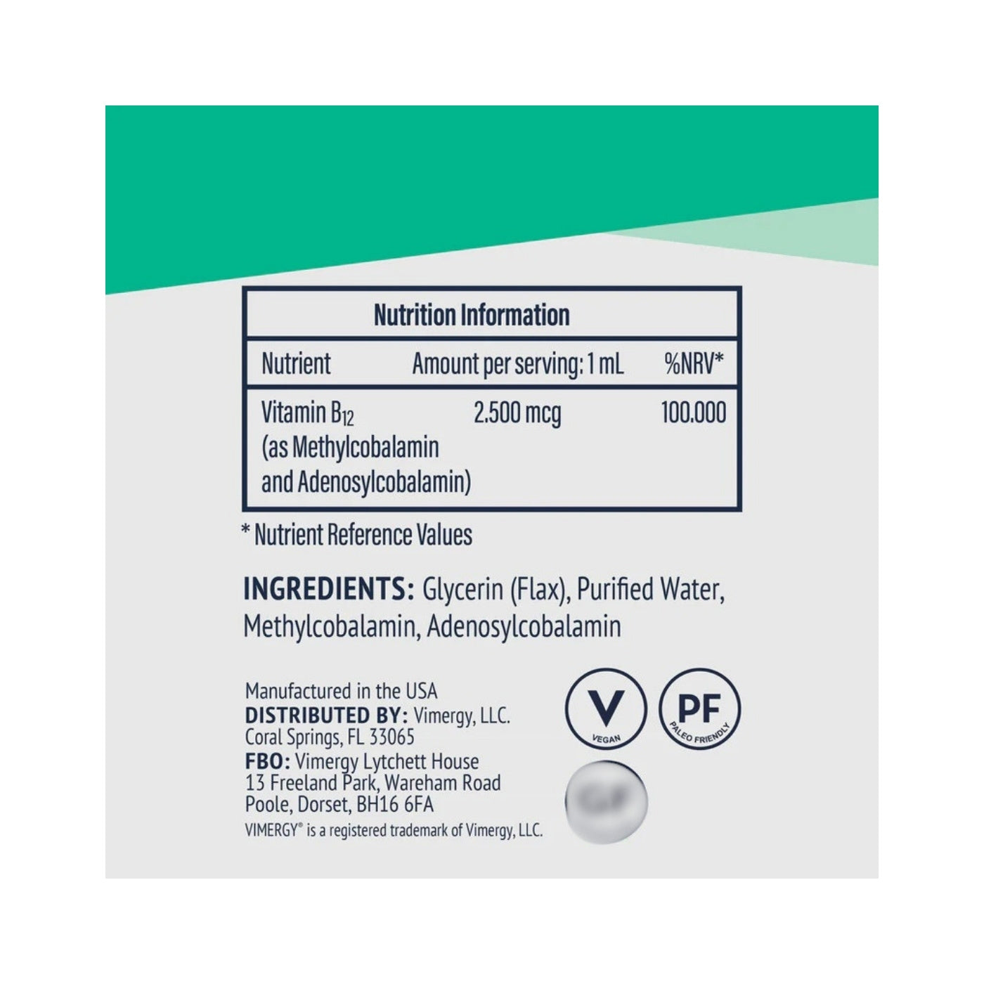 Vimergy Vitamin B-12 - 115 ml