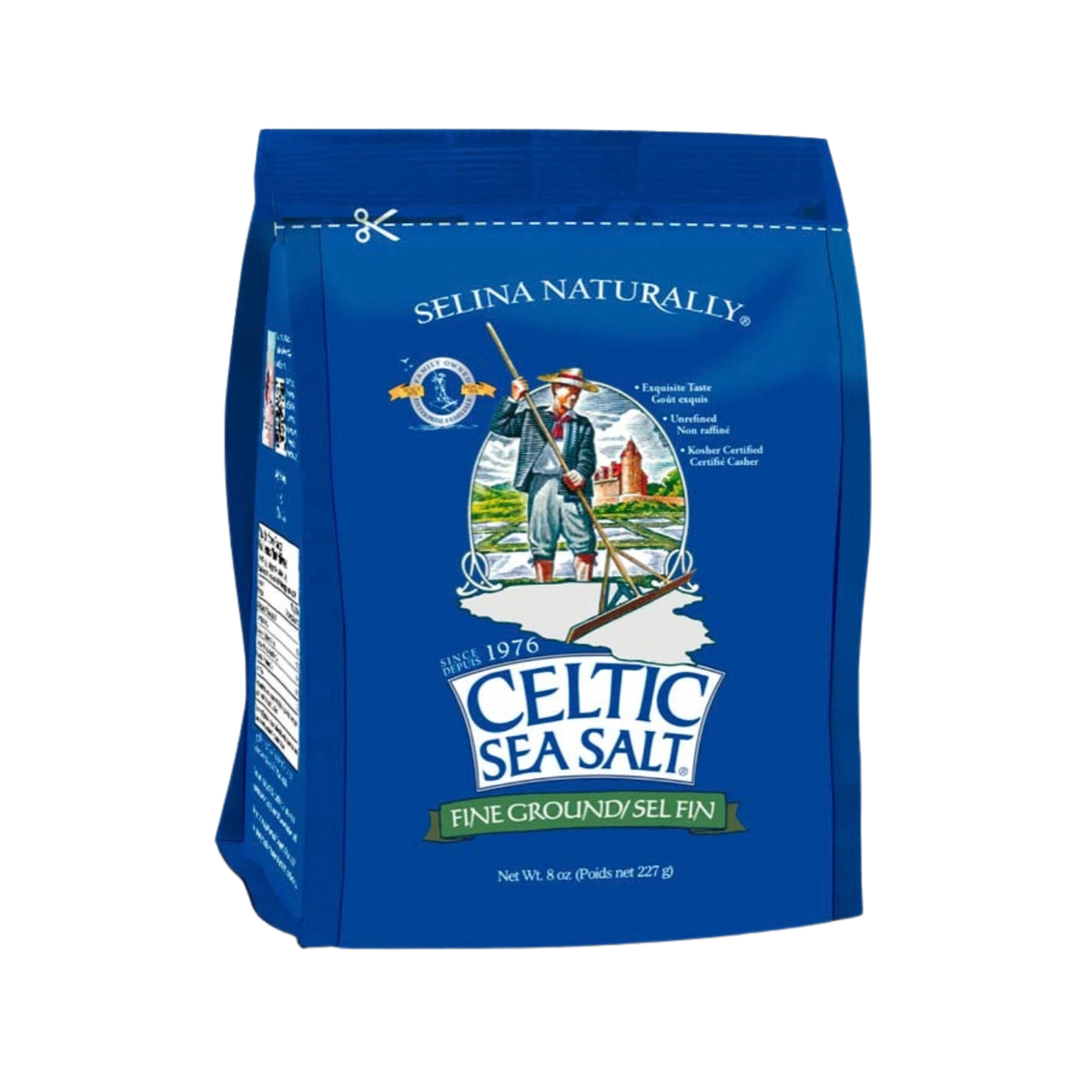 RAW Celtic Havssalt Finmalet 227 gram - Selina Naturally