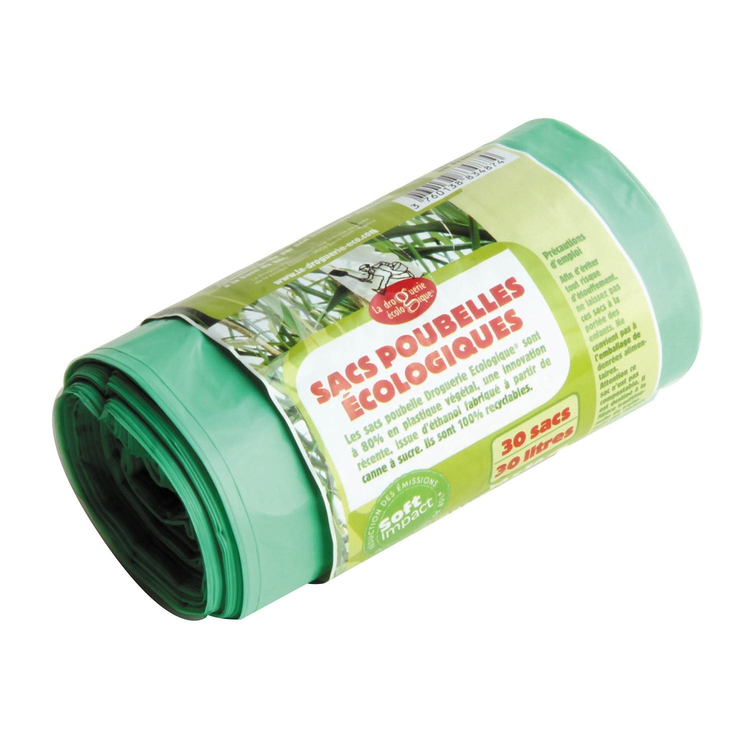 Organic Garbage Bags 30 liters, 30 pcs