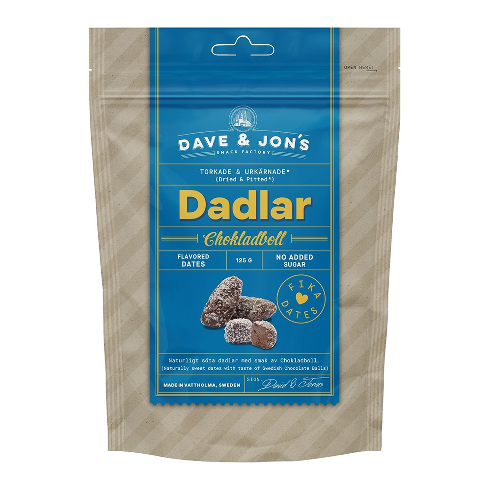 Dave & Jon’s Dates Chocolate Ball "Fika Dates"