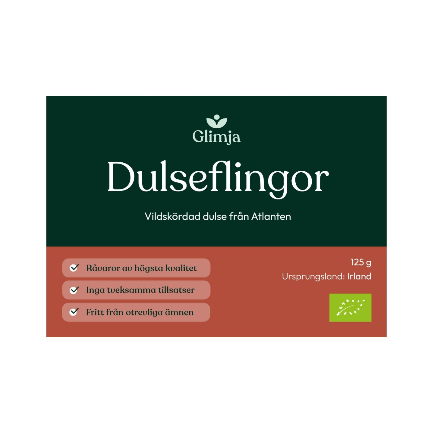 Organic Dulse Flakes 125 g - Glimja