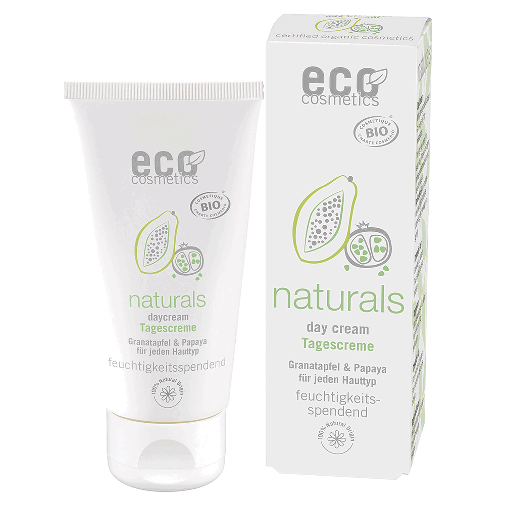 Eco Cosmetics - Day Cream with Pomegranate & Papaya, 50 ml