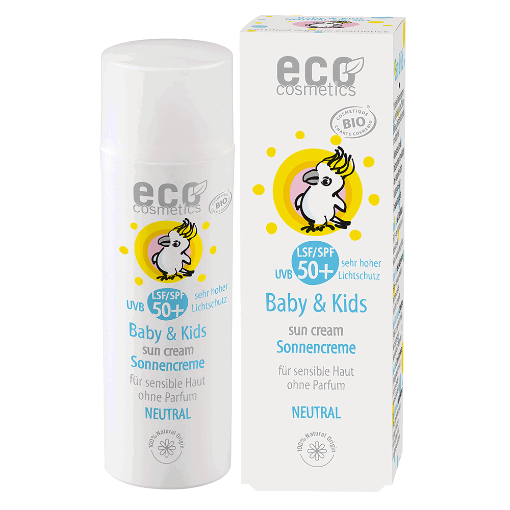 Eco Cosmetics - Baby & Kids Neutral Sunscreen 50+ Neutral, 50 ml