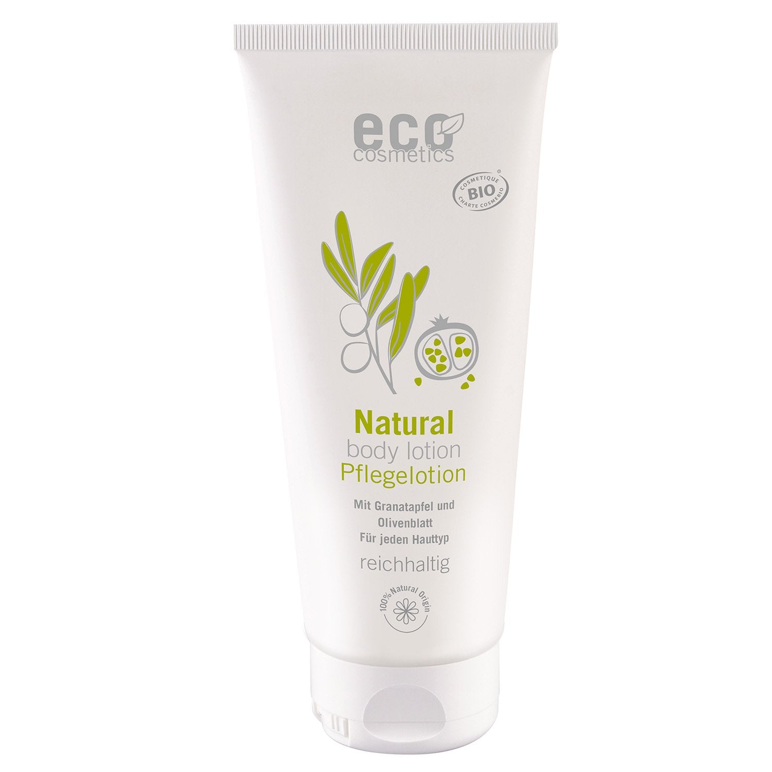 Eco Cosmetics - Body Lotion Olive Leaf & Pomegranate, 200 ml