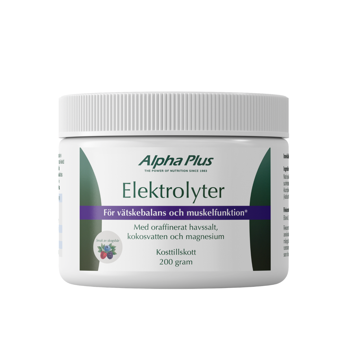Electrolytes Forest Berry Flavor 200 g - Alpha Plus