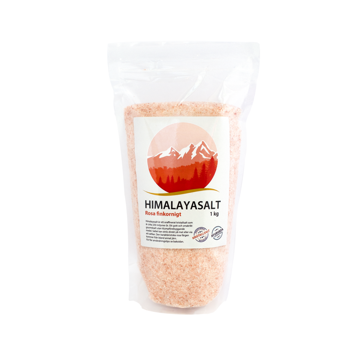 Himalayasalt rosa fintkornet, 1kg