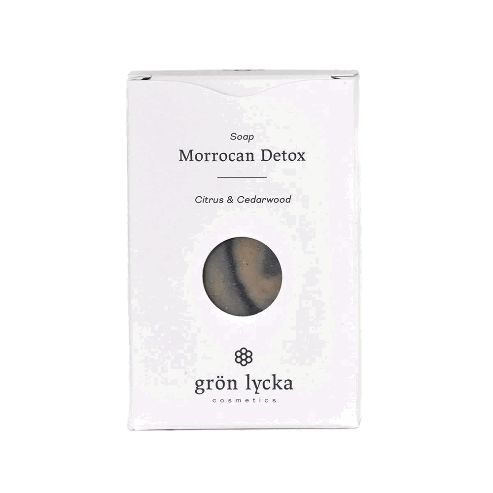 Grön Lycka - Moroccan Detox Fast Tvål, 110 g