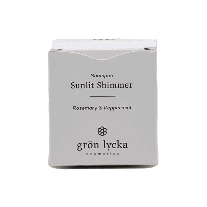 Grön Lycka - Sunlit Shimmer Volym Lerschampo för normalt till fett hår / färgat hår