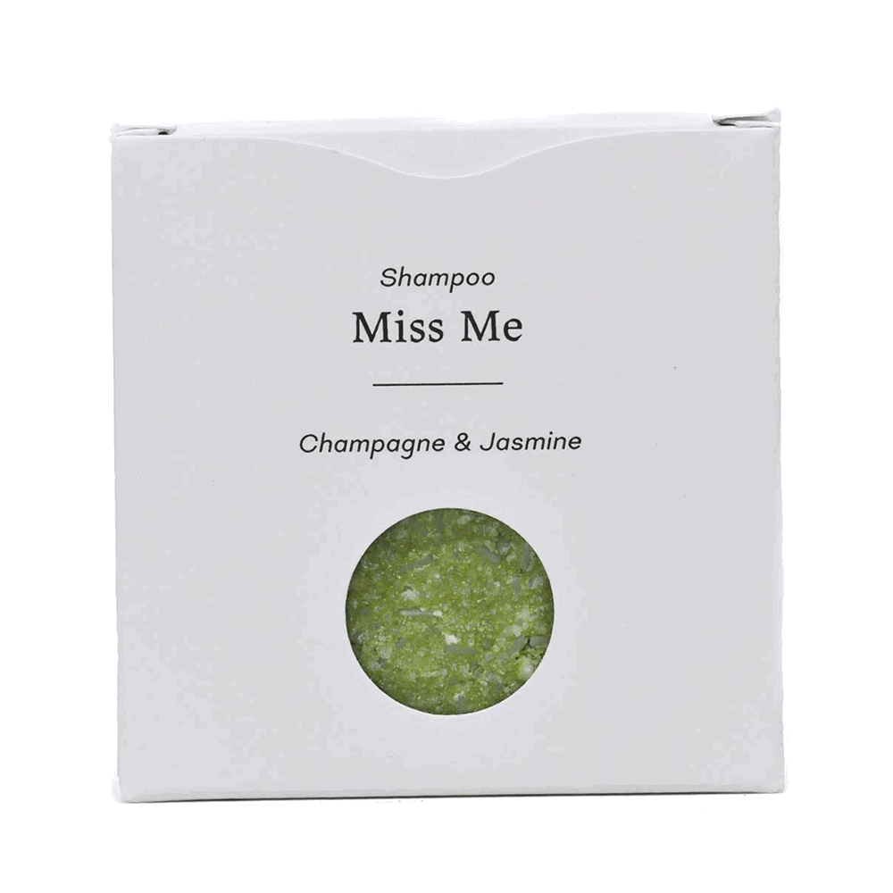Grön Lycka - Miss Me Volym Schampo för tunt / fint / behandlat hår