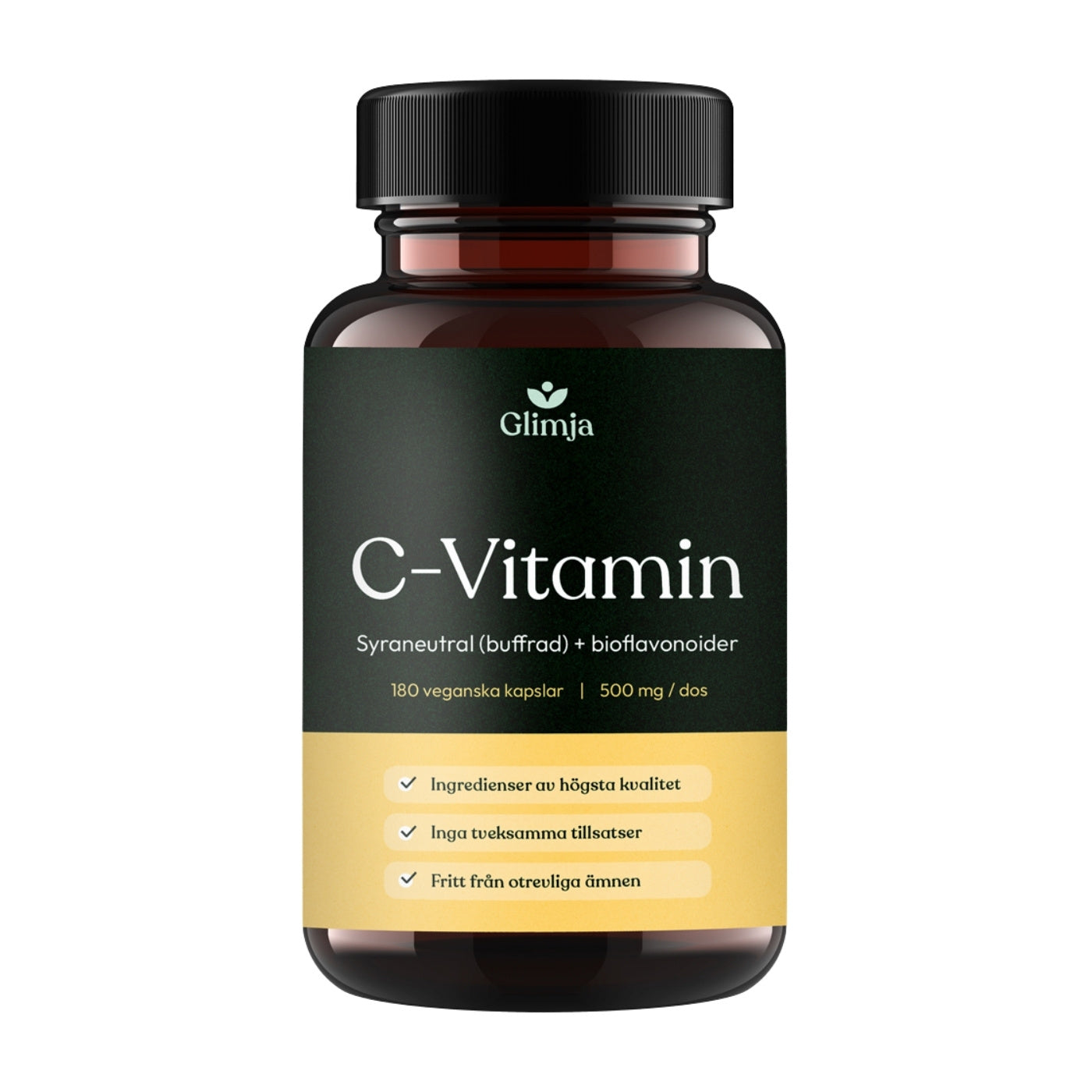 Glimja Syreneutral C-vitamin, 180 kapsler