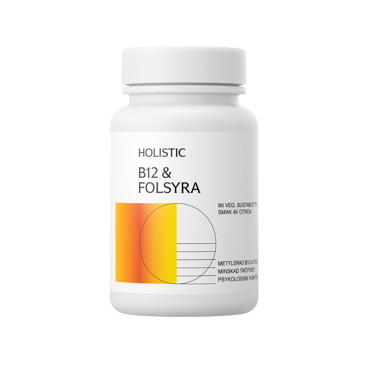 B-12 Sugtabletter 90 tabletter - Holistic