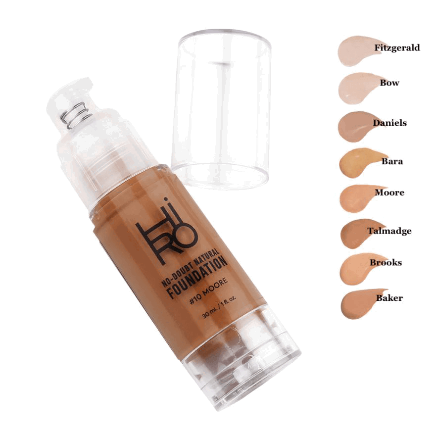 HIRO Cosmetics No Doubt Foundation Brooks