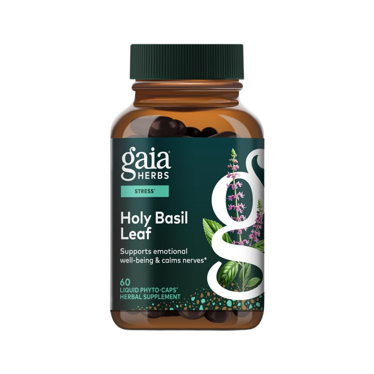 Holy Basil Leaf 60 capsules - Gaia Herbs