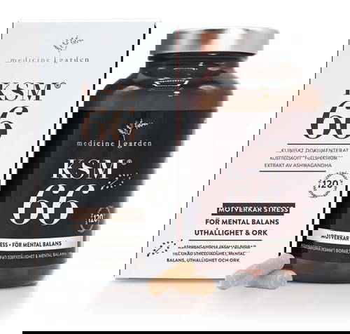 MedicineGarden KSM66 Ashwagandha, 120 capsules