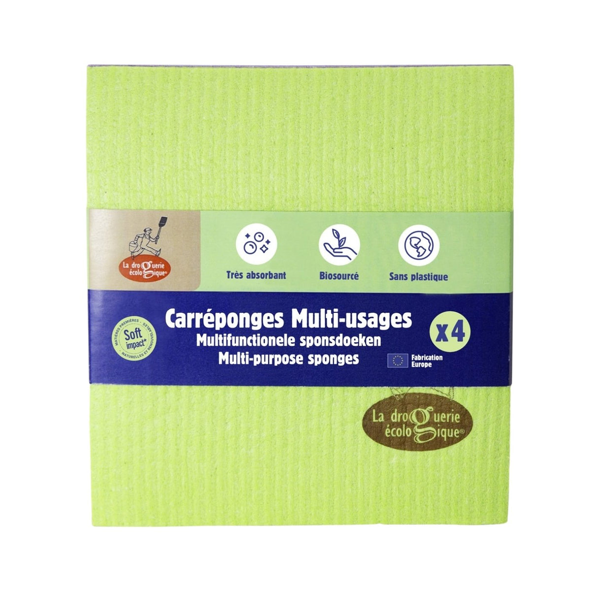 Opvaskeklud af Cellulose & Bomuld