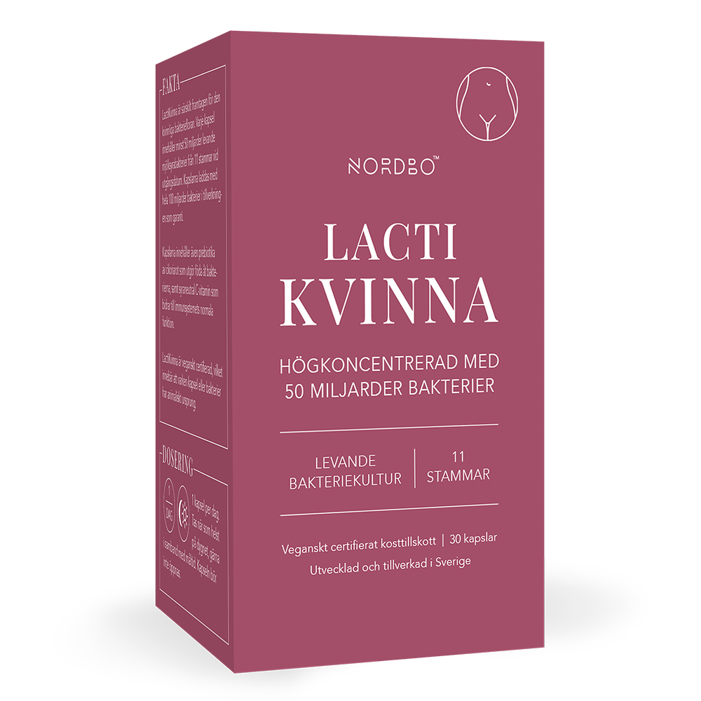 Nordbo - LactiKvinna Vegan, 30 capsules