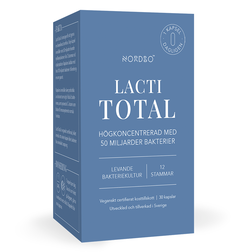 Nordbo - LactiTotal Vegan, 30 capsules