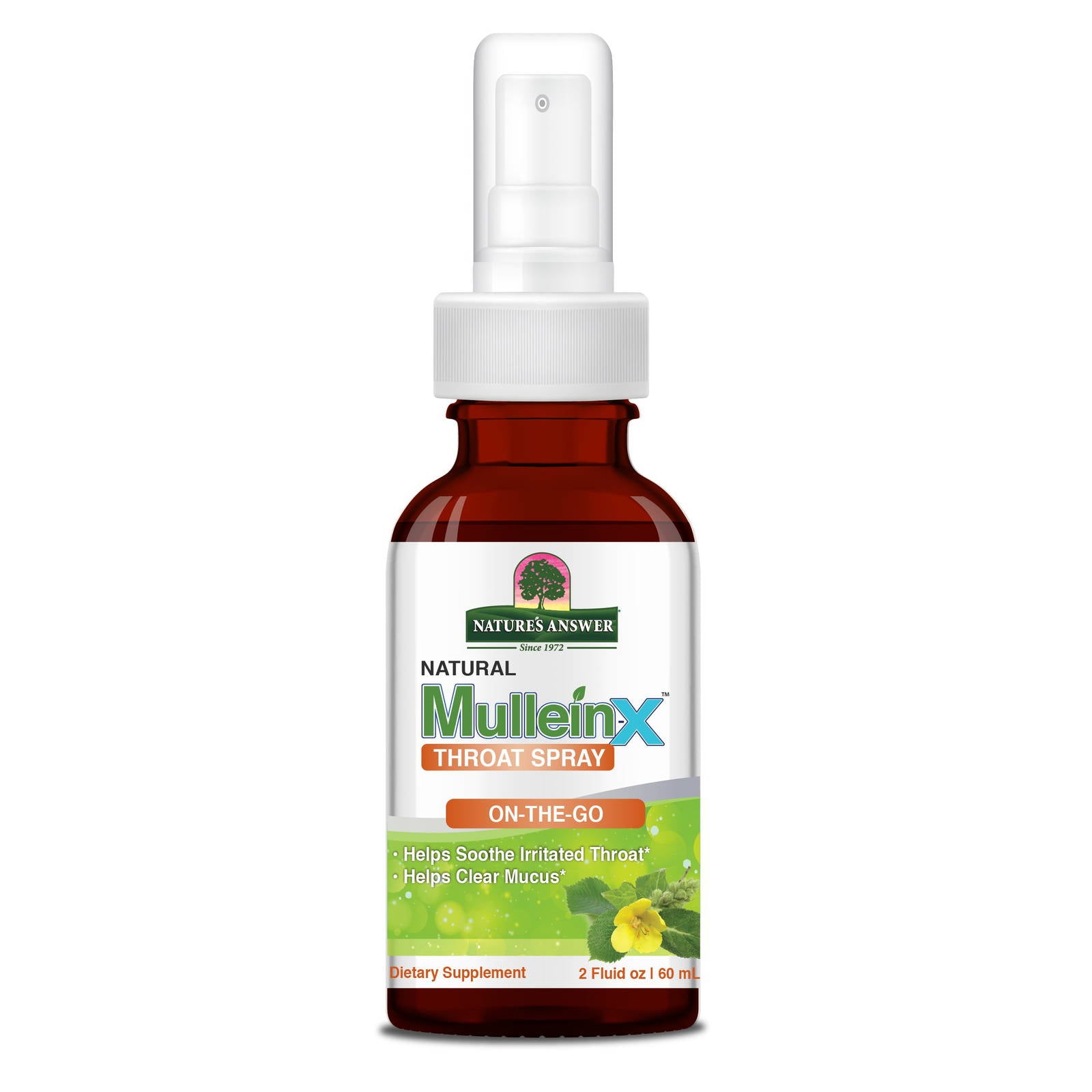 Natures Answer Mullein-X Throat Spray On-the-Go