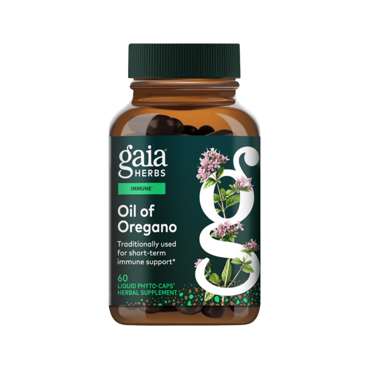 Gaia Herbs Oil of Oregano in capsules