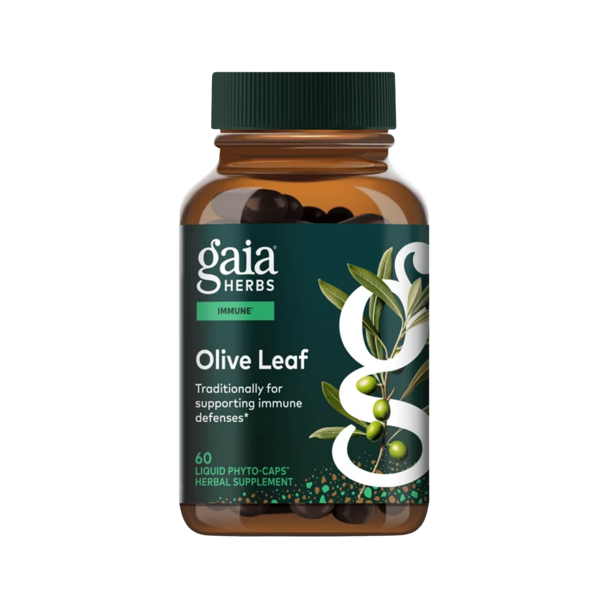 Gaia Herbs Olive Leaf Extract i kapsler