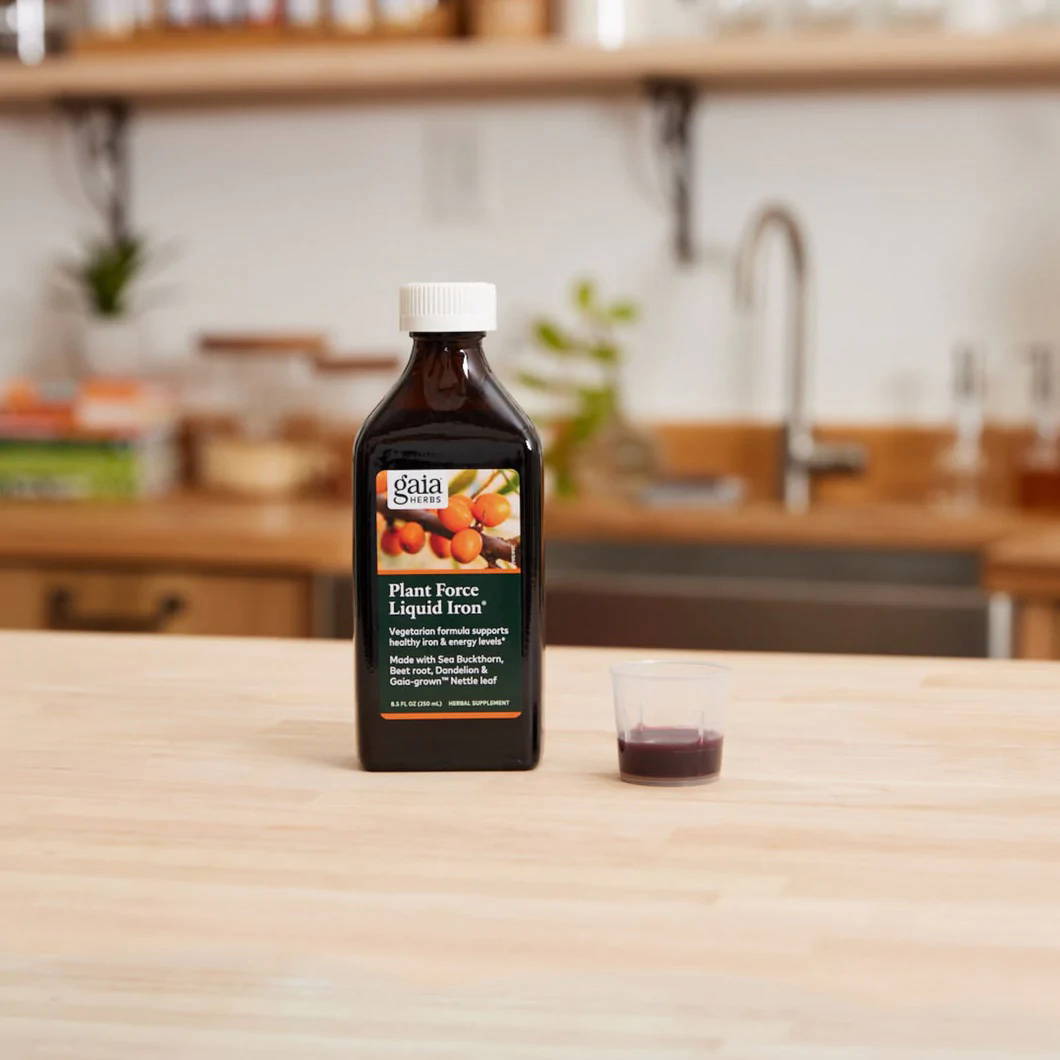 Gaia Herbs Plant Force Liquid Iron