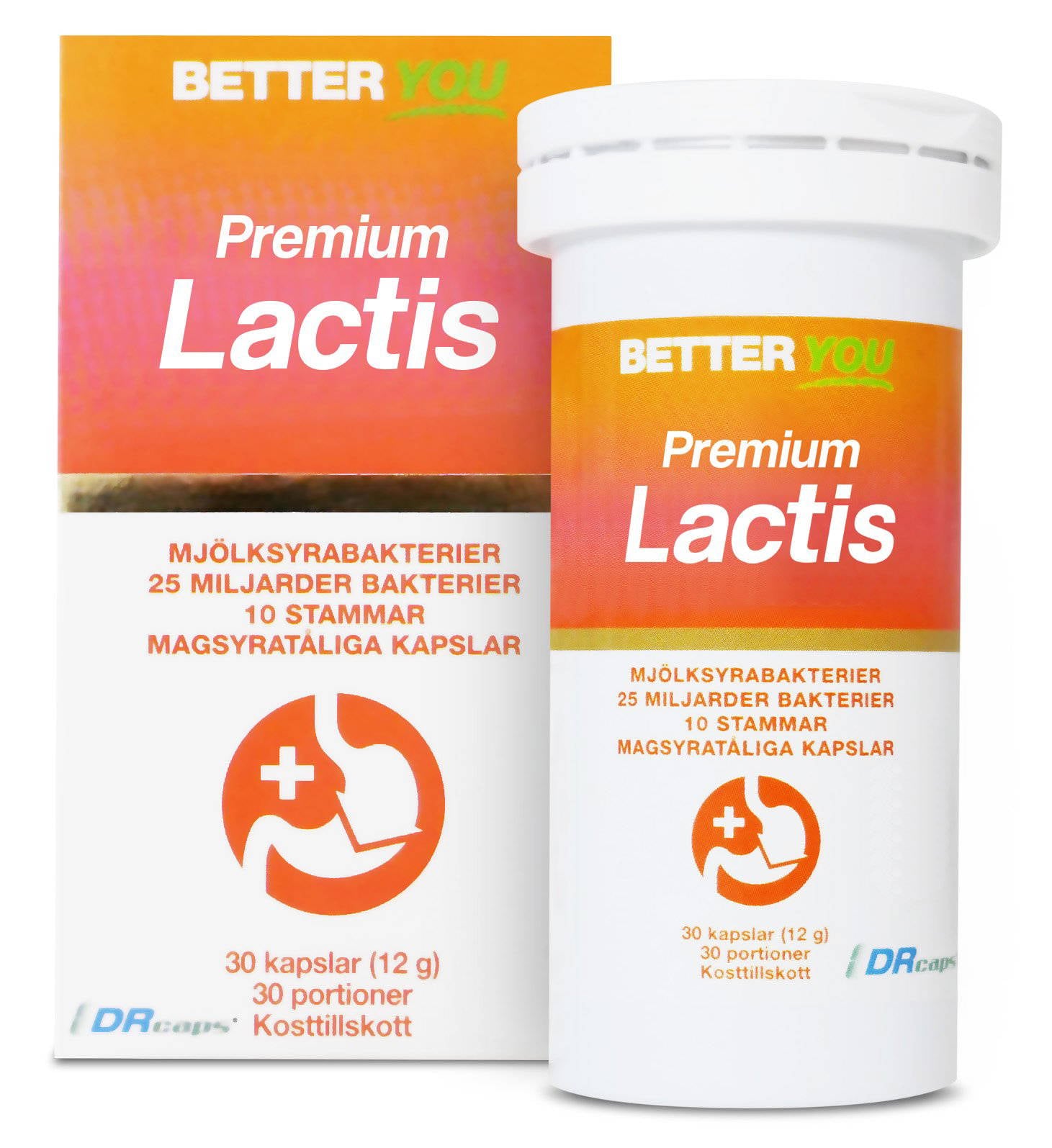 Better You Premium Lactis Probiotics, 30 Capsules