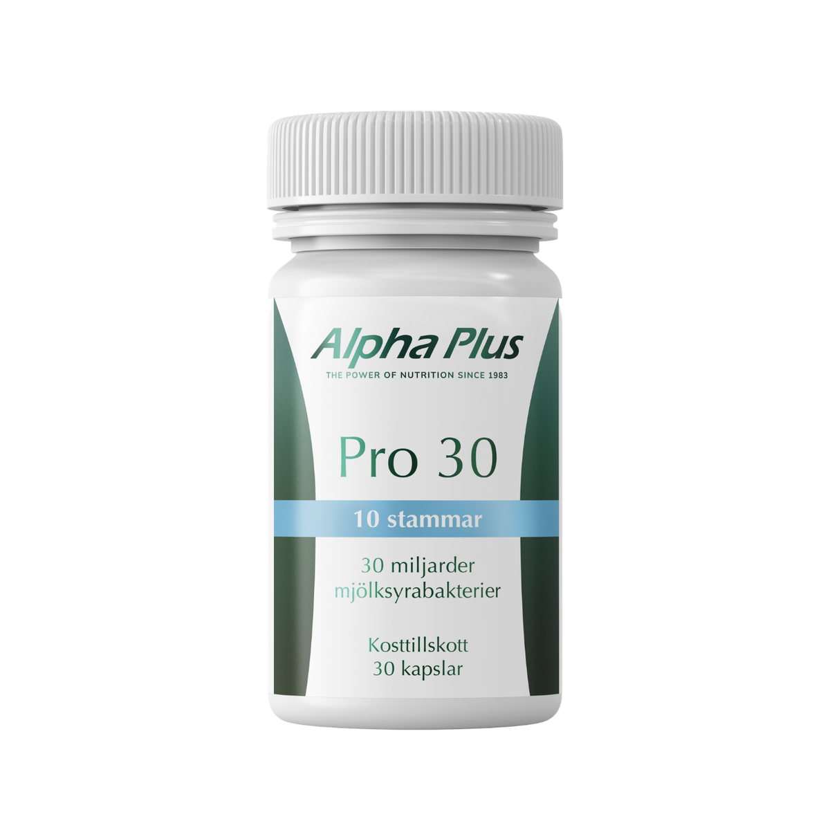 Pro 30 melkesyrebakterier 30 kapsler - Alpha Plus