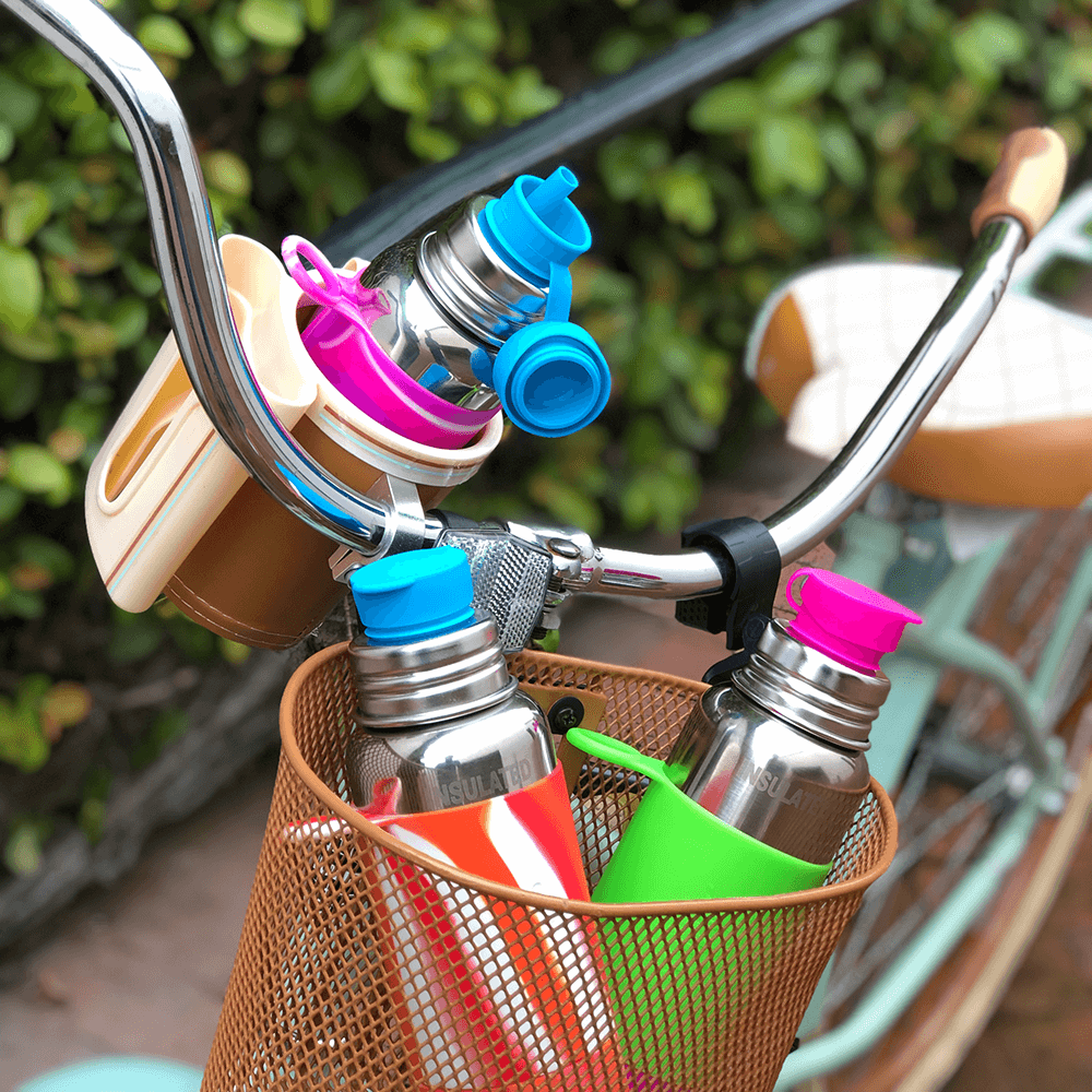 Pura - Big Mouth Silicone Sport Straw - Aqua