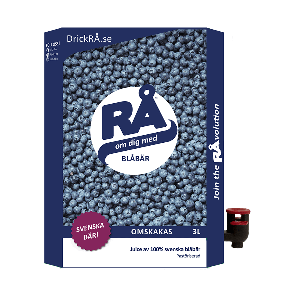 RÅ Blueberry Svenska Bär - Bag-in-box, 3 L