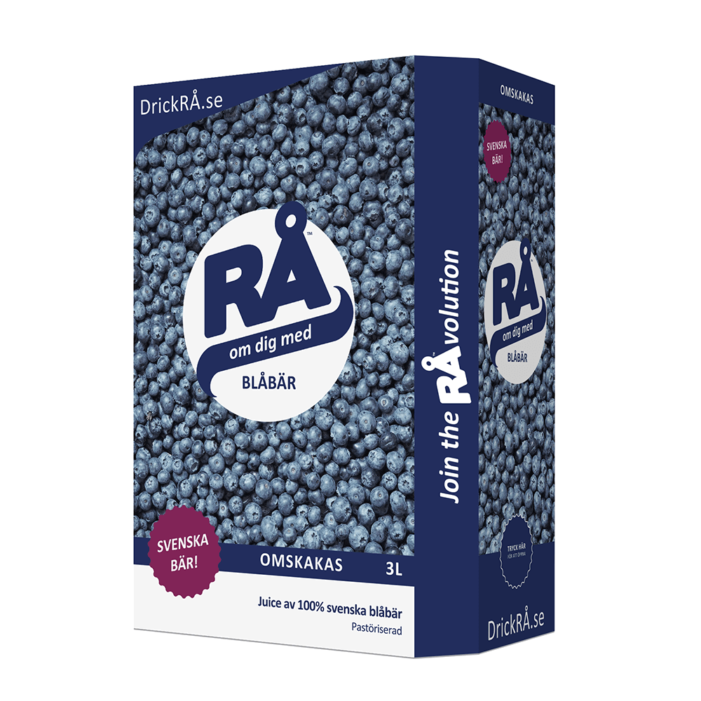 RÅ Blueberry Svenska Bär - Bag-in-box, 3 L