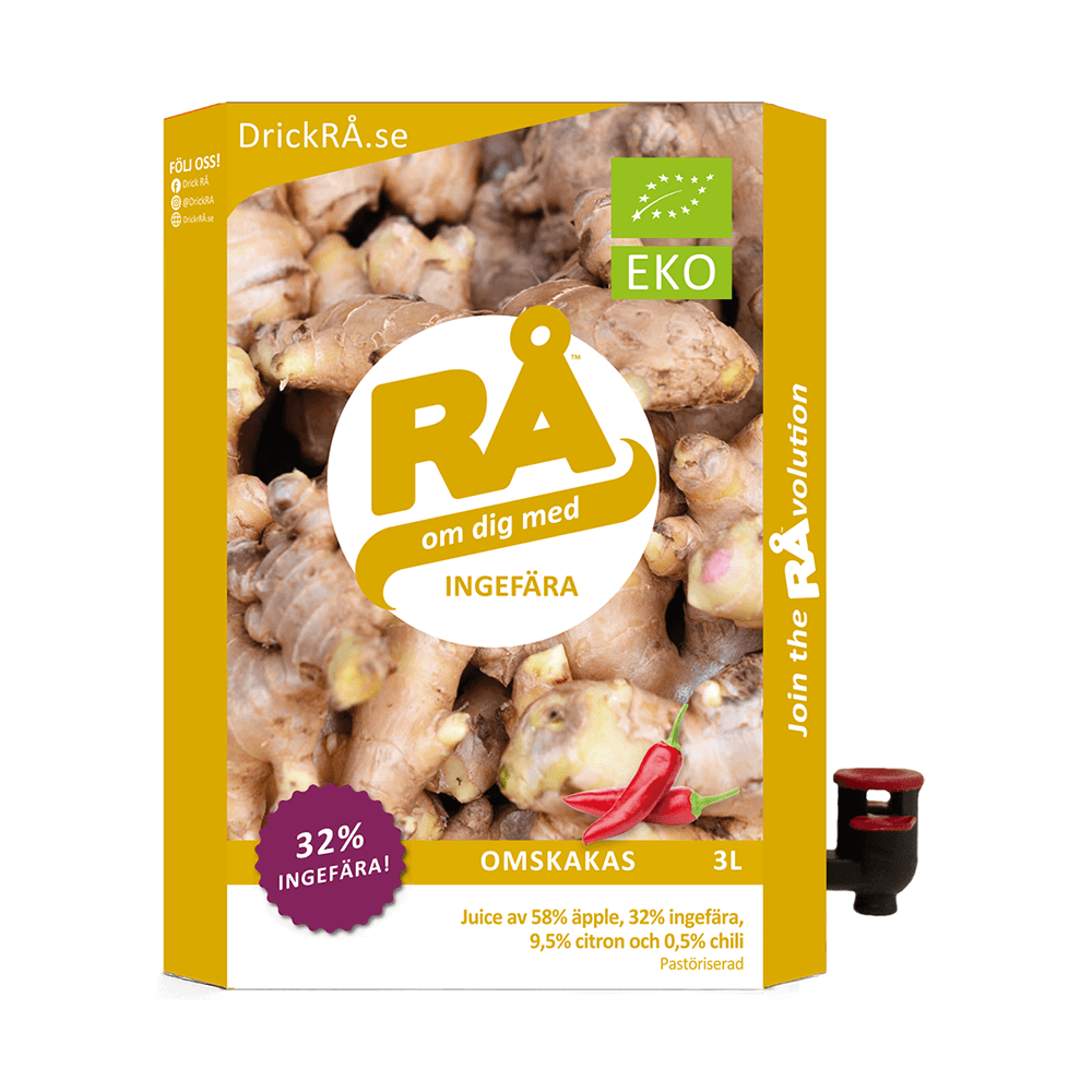 RÅ Ginger Organic - Bag-in-box, 3 L
