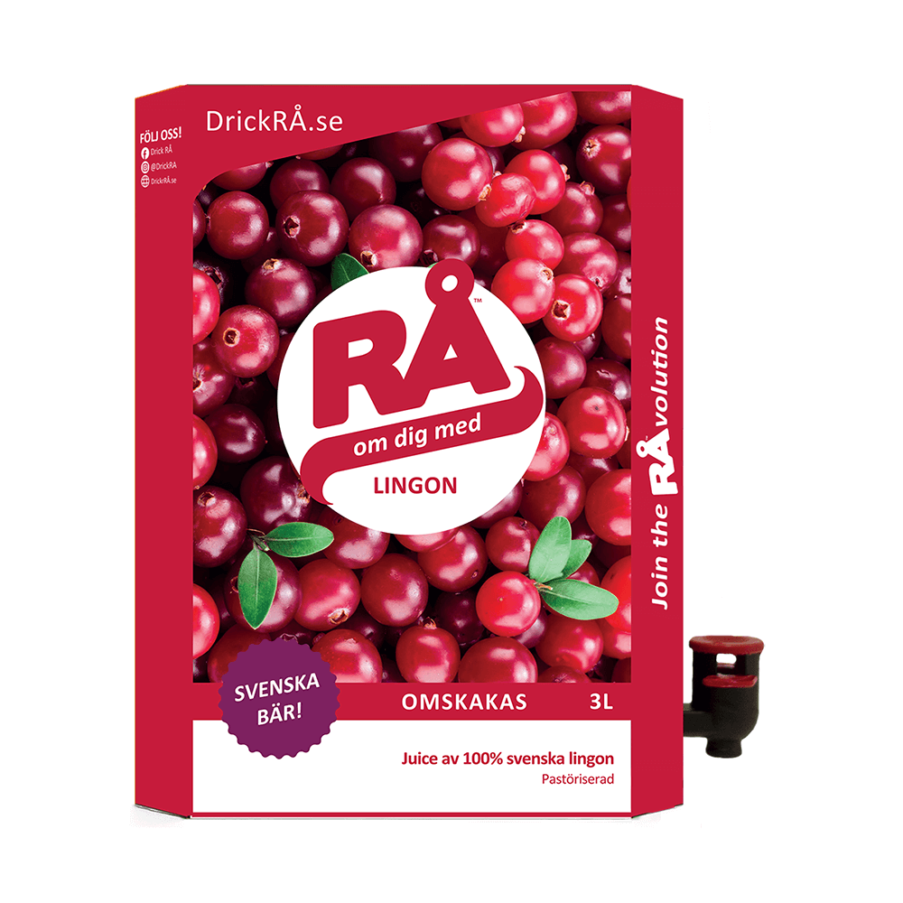 RÅ Lingon Swedish Berries - Bag-in-box, 3 L