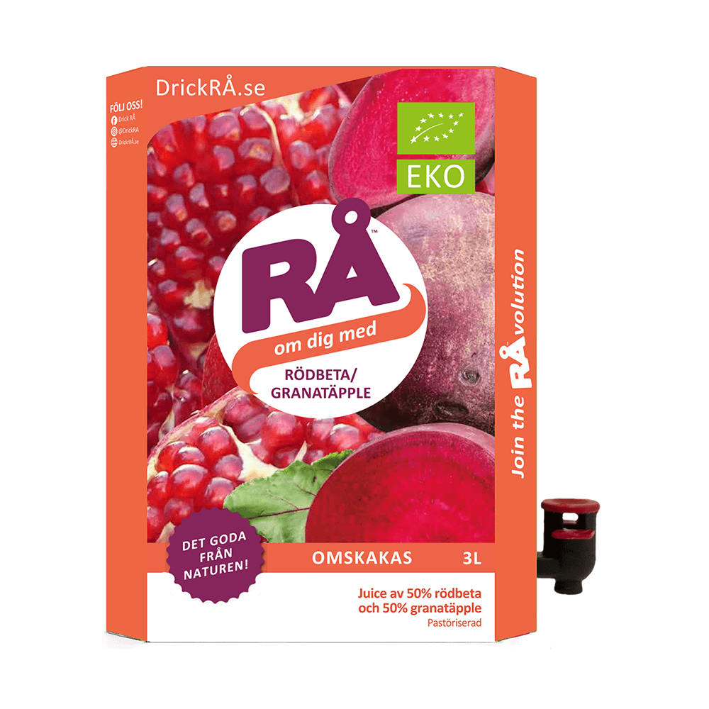 RÅ Beetroot & Pomegranate Organic - Bag-in-box, 3 L
