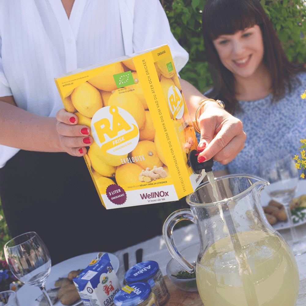 RÅ Fresh, Lemon & Ginger Organic - Bag-in-box, 3 L