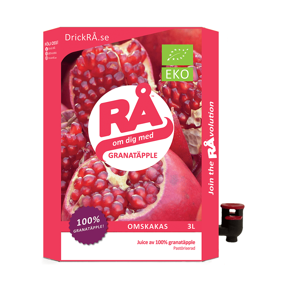 RÅ Pomegranate Organic – Bag-in-box, 3 L