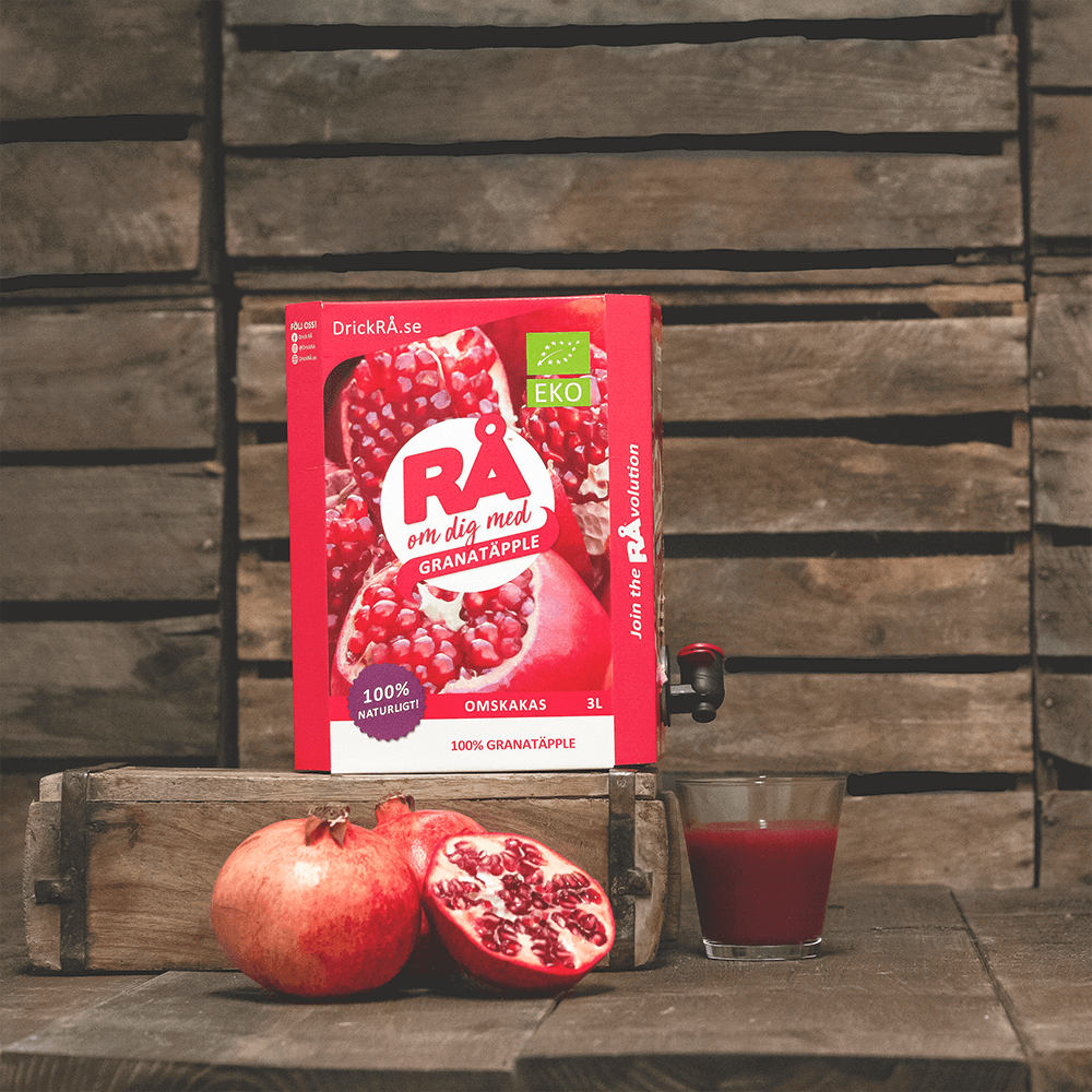 RÅ Granatäpple Ekologisk – Bag-in-box, 3 L