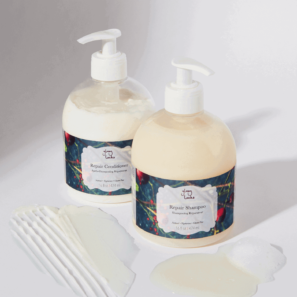 Glossy Locks Repair Shampoo, 474 ml