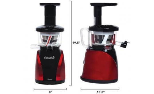 Slowstar Vertical Juicer Red
