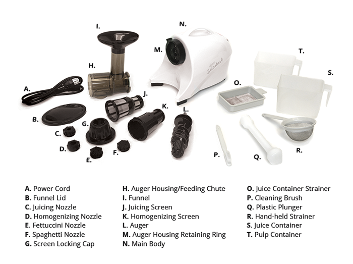 Solostar 4 Juicemaskin Vit