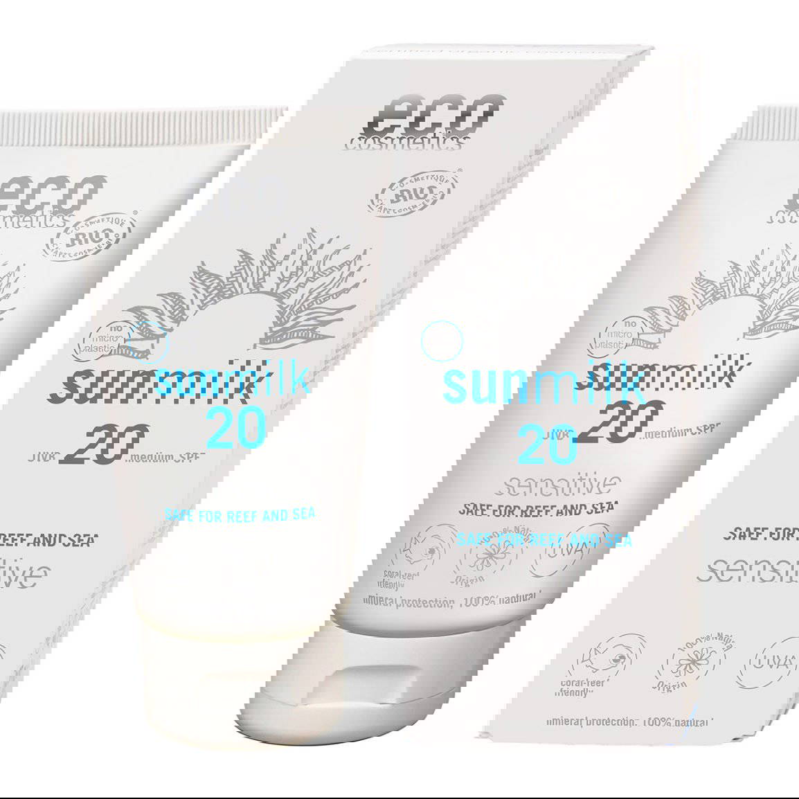 Eco Cosmetics Sun Milk SPF 20, 75 ml