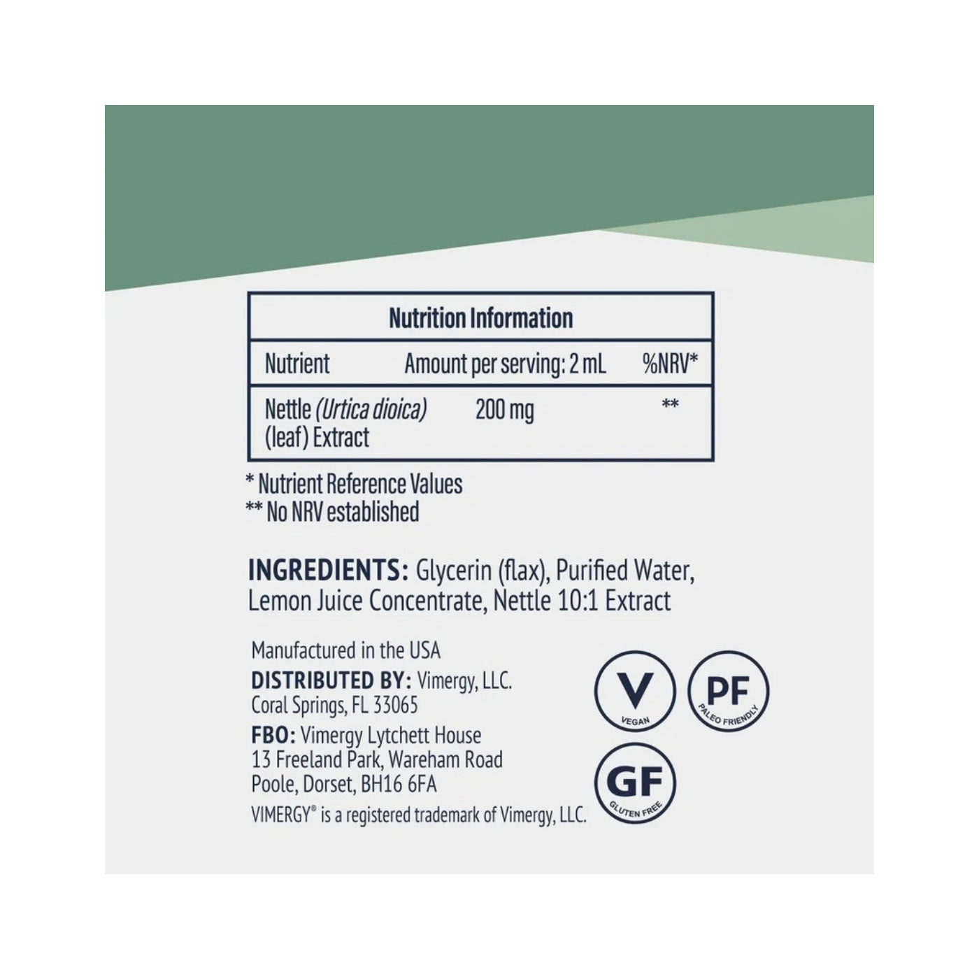 Nettle Extract / Nettle Extract 10:1 115 ml - Vimergy