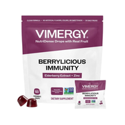 Berrylicious Immunity NutriDense Drop Fläder & Zink 60 st - Vimergy