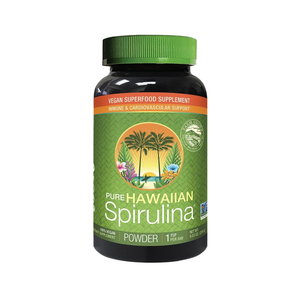 Hawaiiansk Spirulina Pulver 270 gram - Nutrex