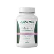 Kollagen + Hyaluronsyre 120 kapsler - Alpha Plus